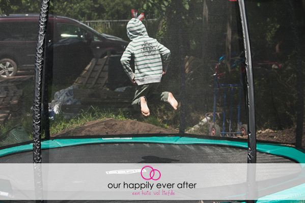 berg inground trampoline our happily ever after ohea