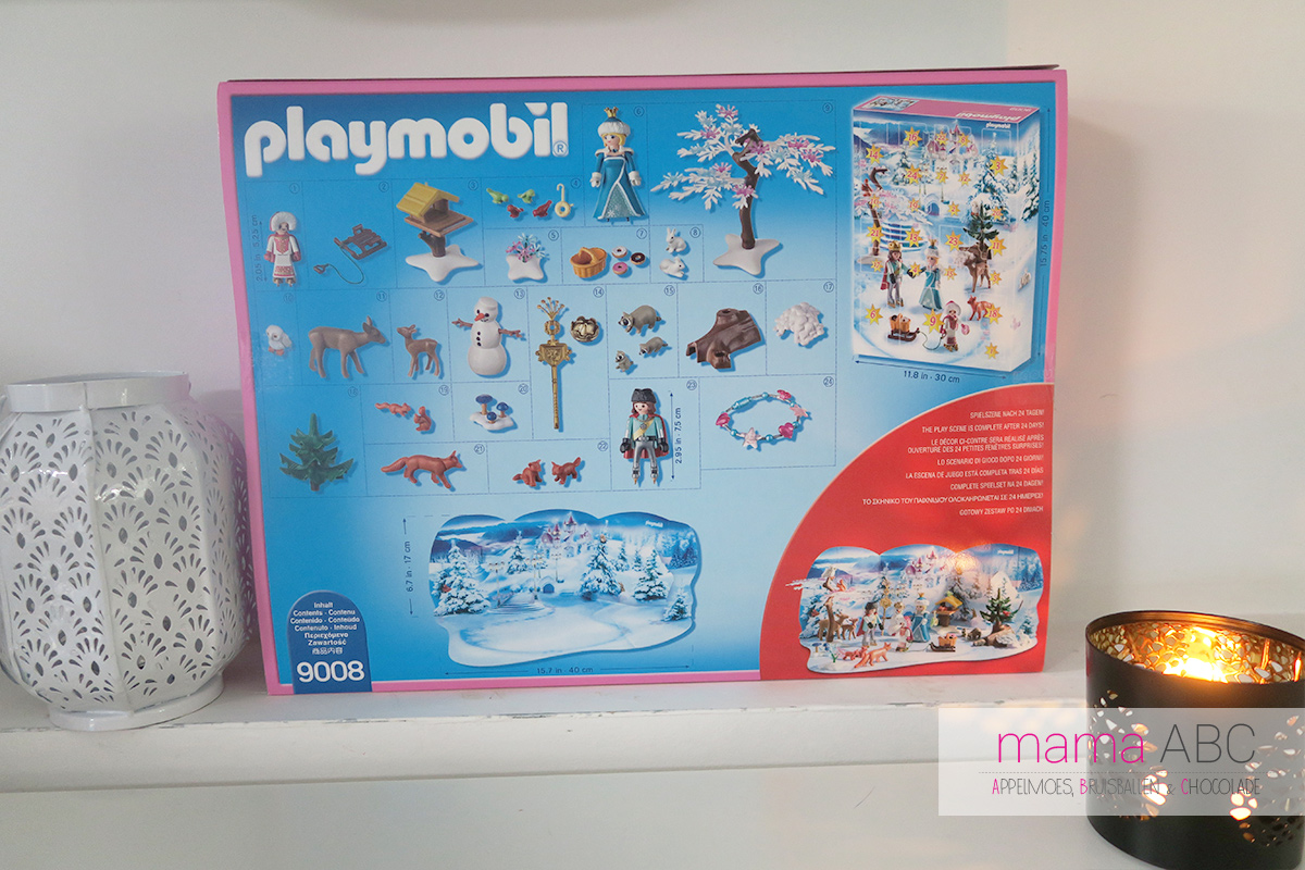 Adventskalender Playmobil Kerst Kerstmis mamaabc abc mama blog