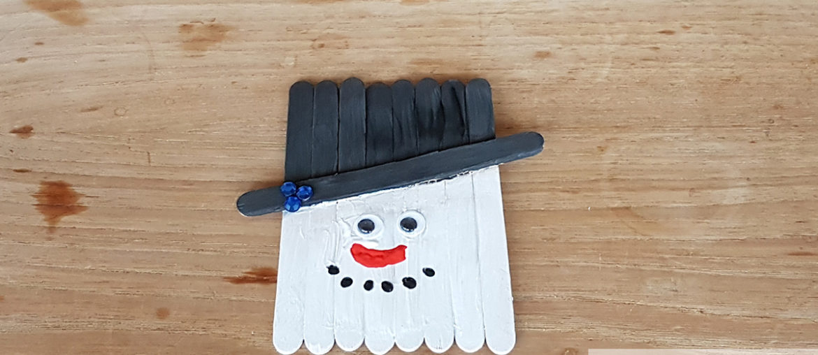 DIY: Sneeuwpop kerstversiering maken sneeuwpop kerstversiering maken mama abc mamaabc blog
