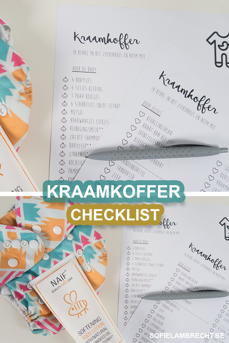 Kraamkoffer Checklist