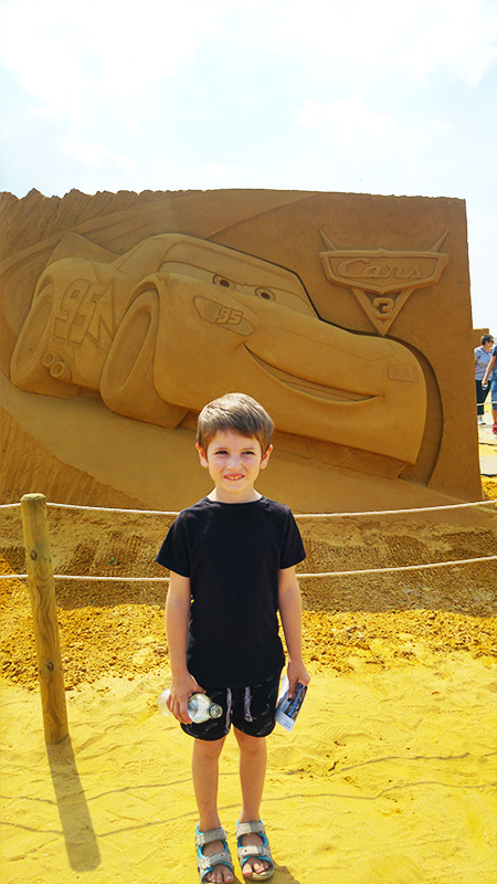 Zandsculpturenfestival oostende disney sand magic 