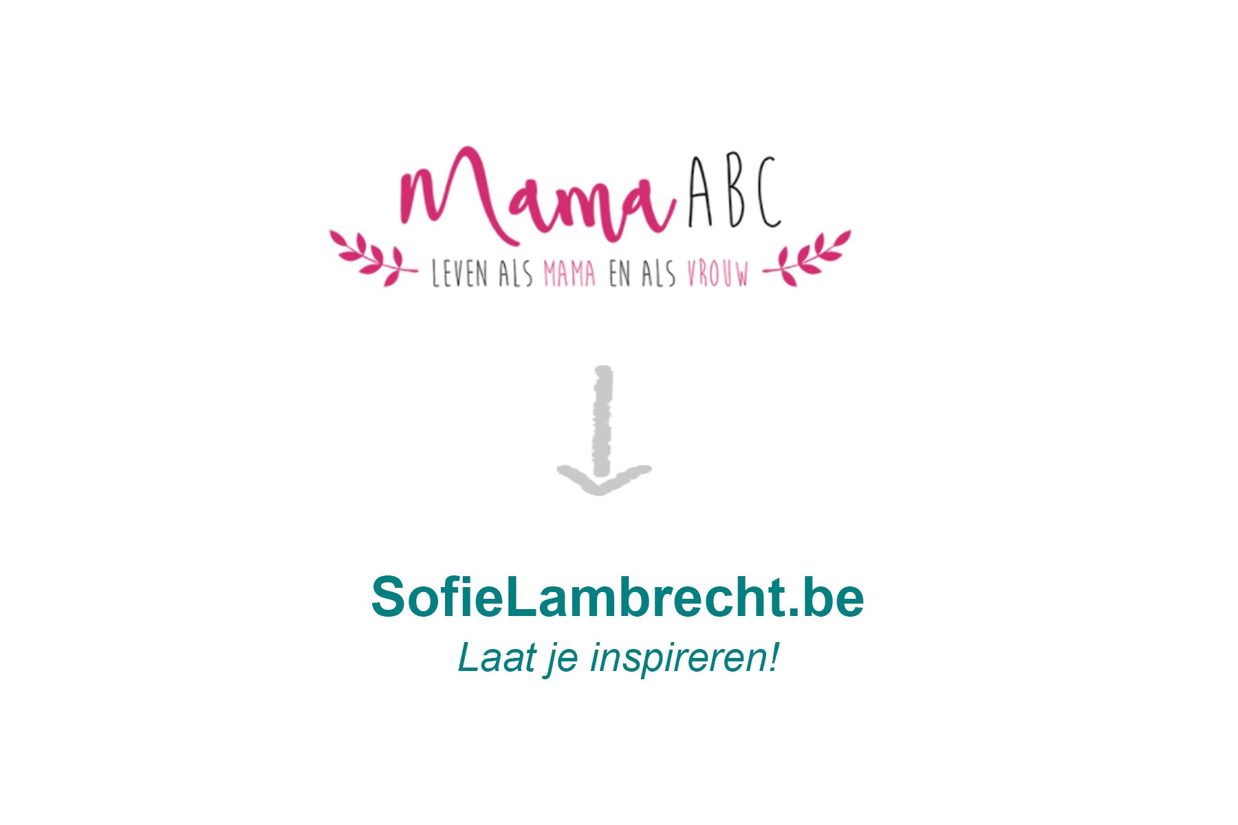 Sofie Lambrecht Mama Blog Header