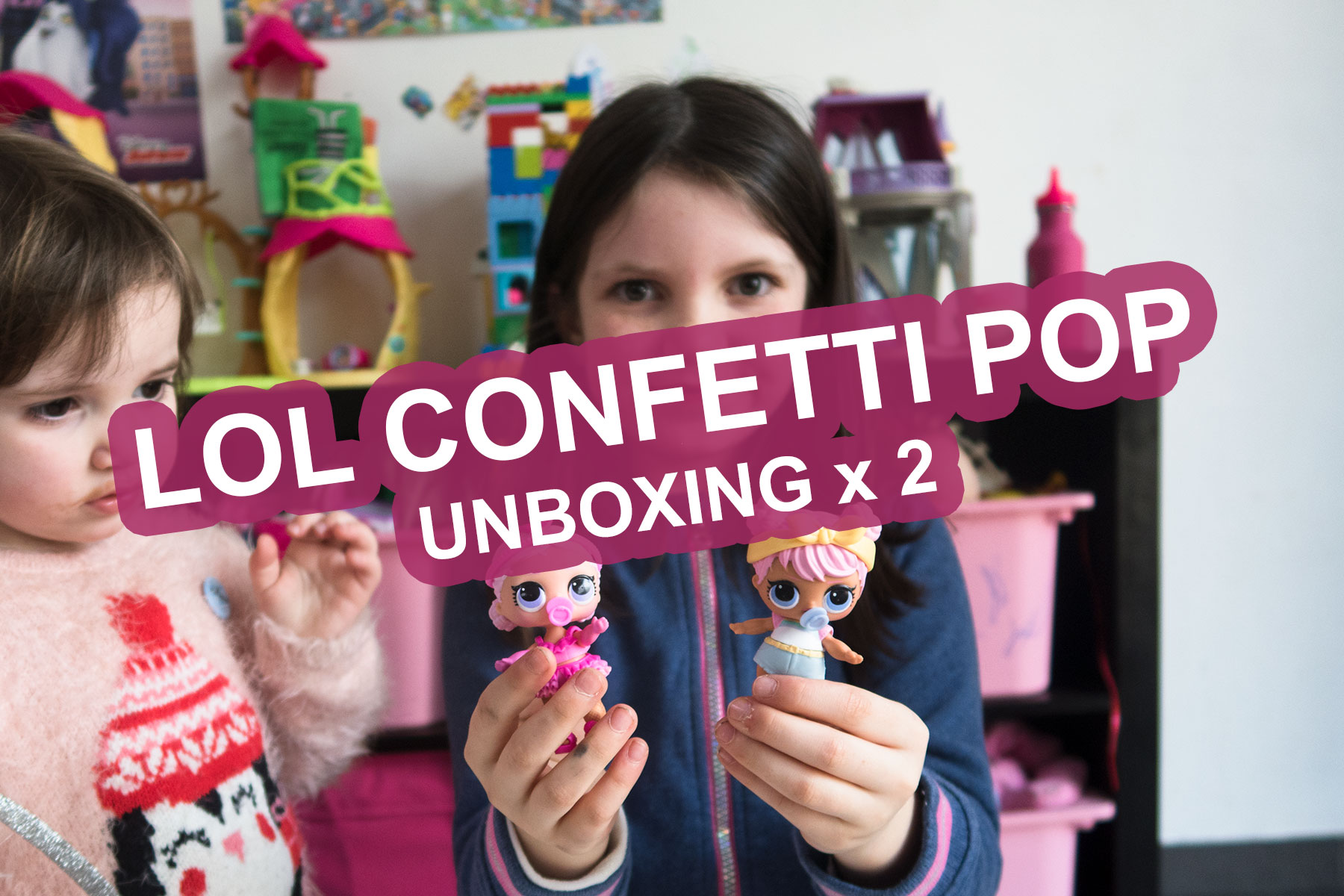 LOL Confetti POP Unboxing x 2 Sofie Lambrecht Mama Blog
