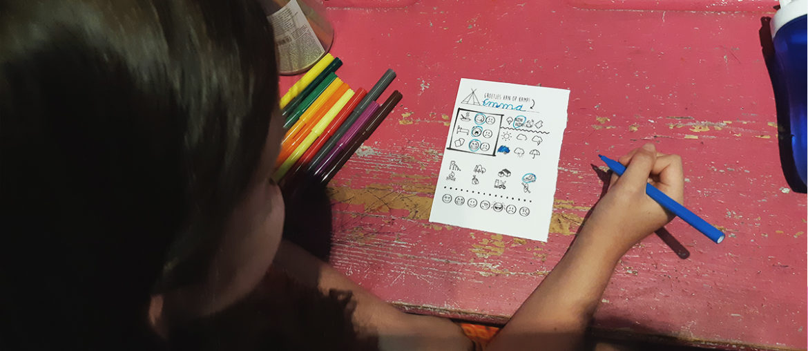 Free Printable – Groetjes van op Kamp! Kampkaartjes Gratis Download Sofie Lambrecht