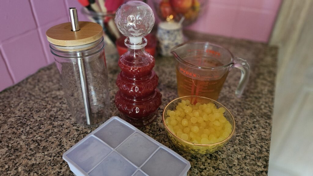 Zelf thuis boba bubble tea maken recept Sofie Lambrecht